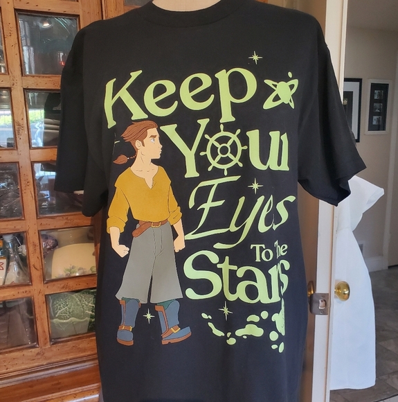 Disney Black and Green Disney Tee - Picture 1 of 8